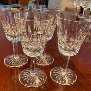 Waterford Crystal Lismore -Claret Wine Glasses (4)